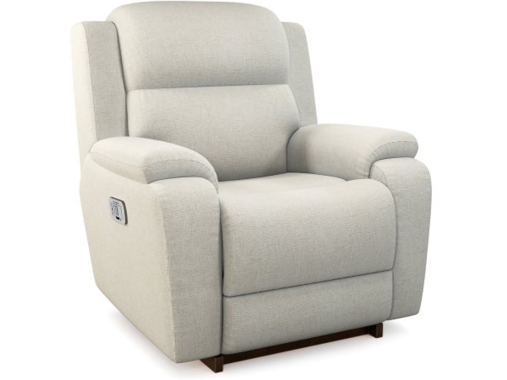 LaZBoy Dorian Power Rocking Recliner w/ Headrest & Lumbar Furniture