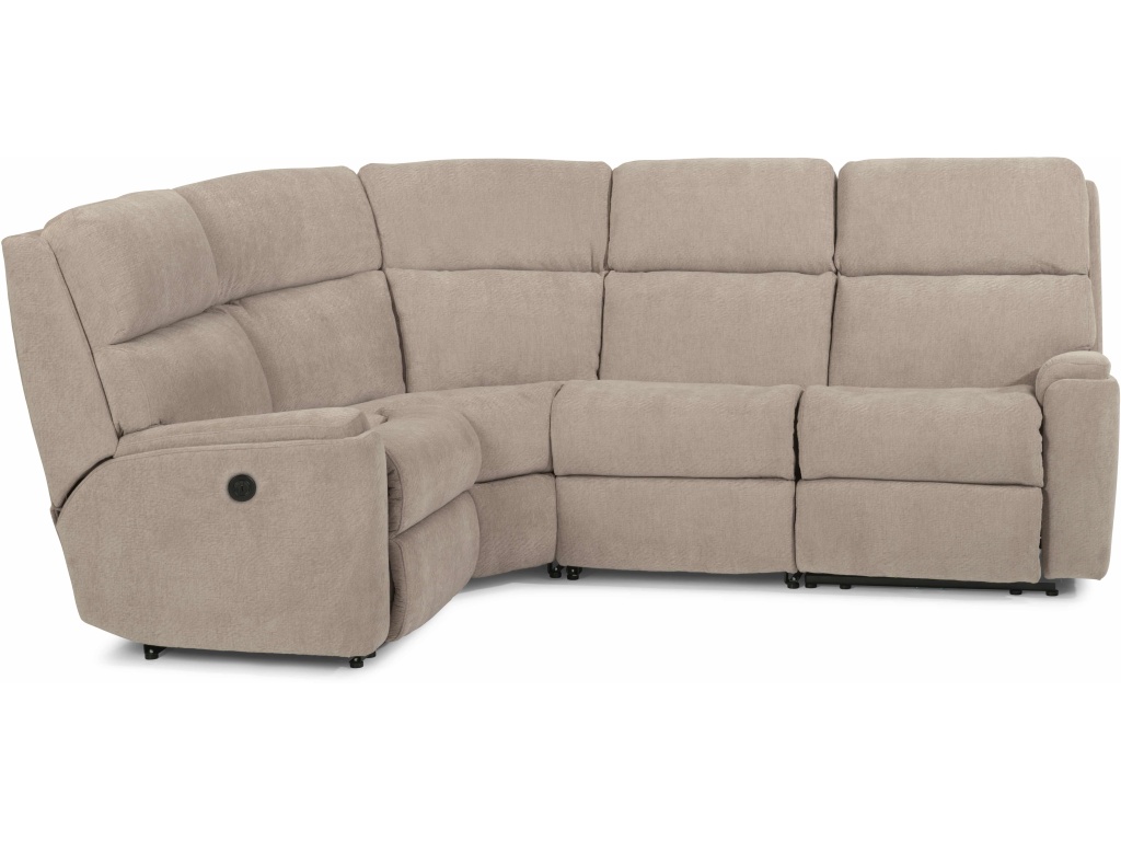 Flexsteel Power Reclining Sectional Furniture Living Room Sectionals