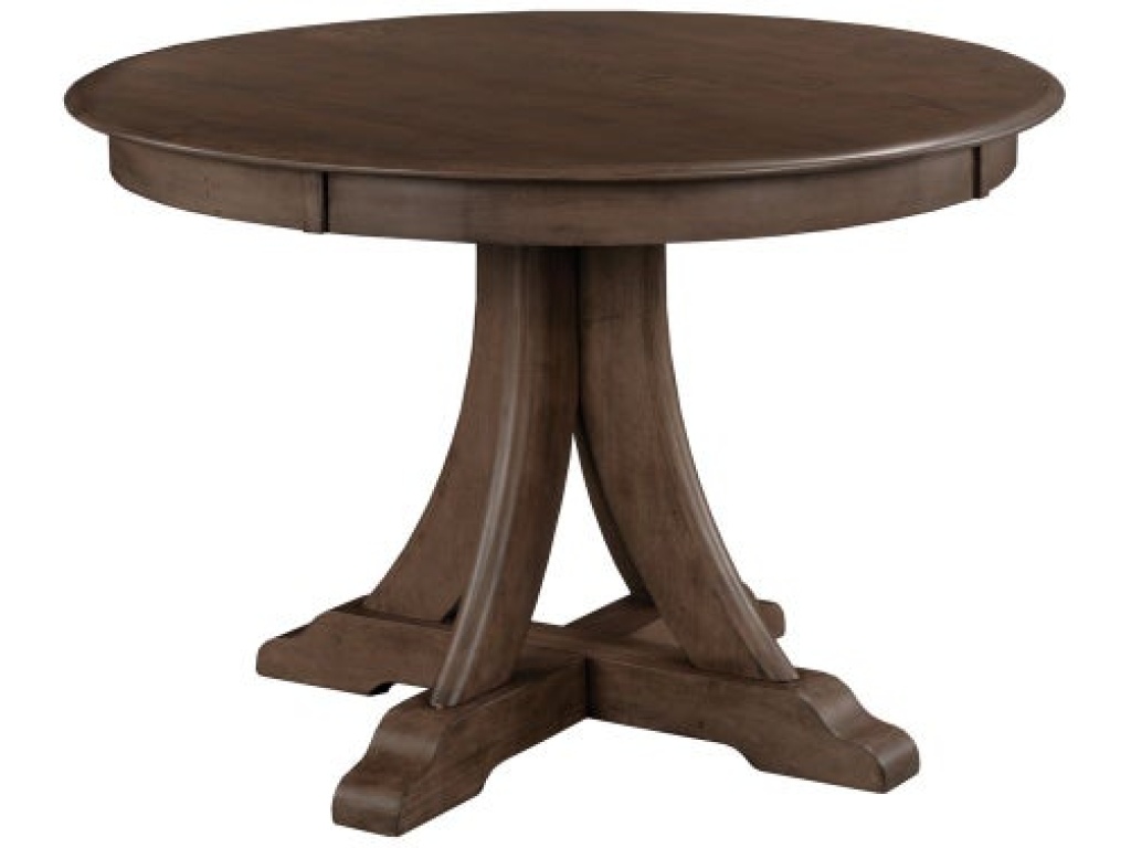 Kafe 44" Round Quad Table, Mocha