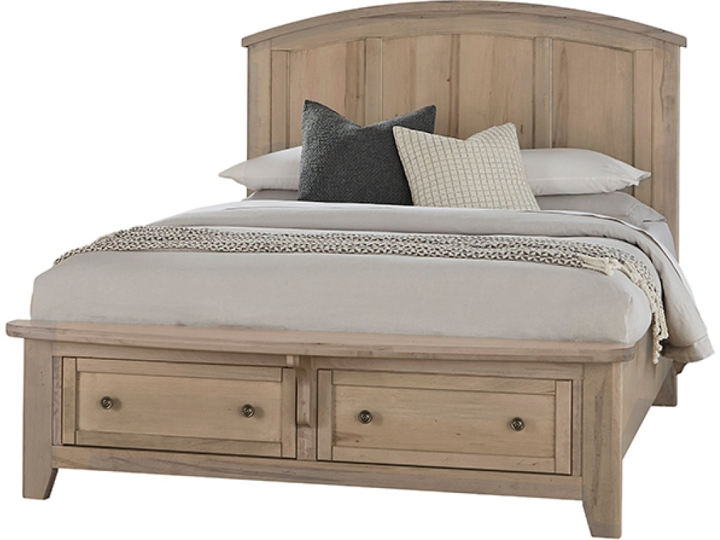 Arch Bed With Storage Footboard