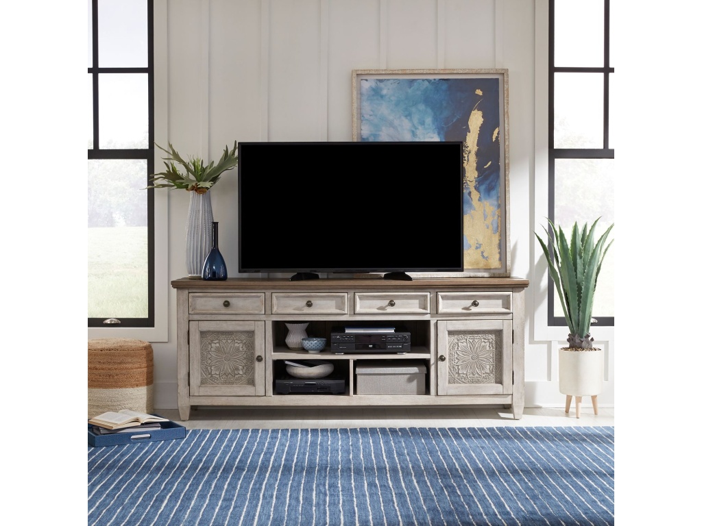 76 Inch Tile TV Console