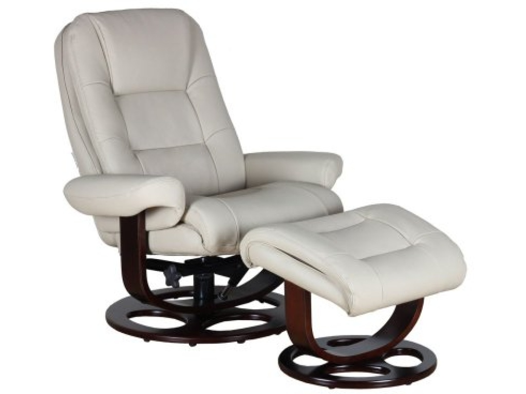 Jacque Pedestal Reclining Chair & Ottoman