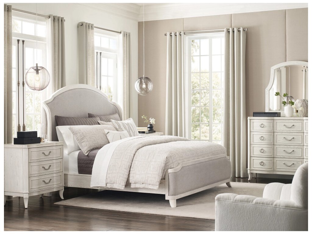 Carlyn King Upholstered Bed - Complete