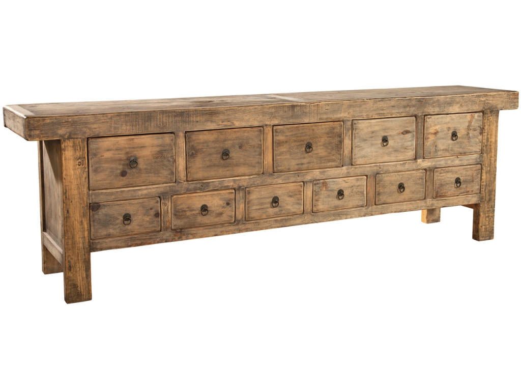 Old Pine Drawer Bank