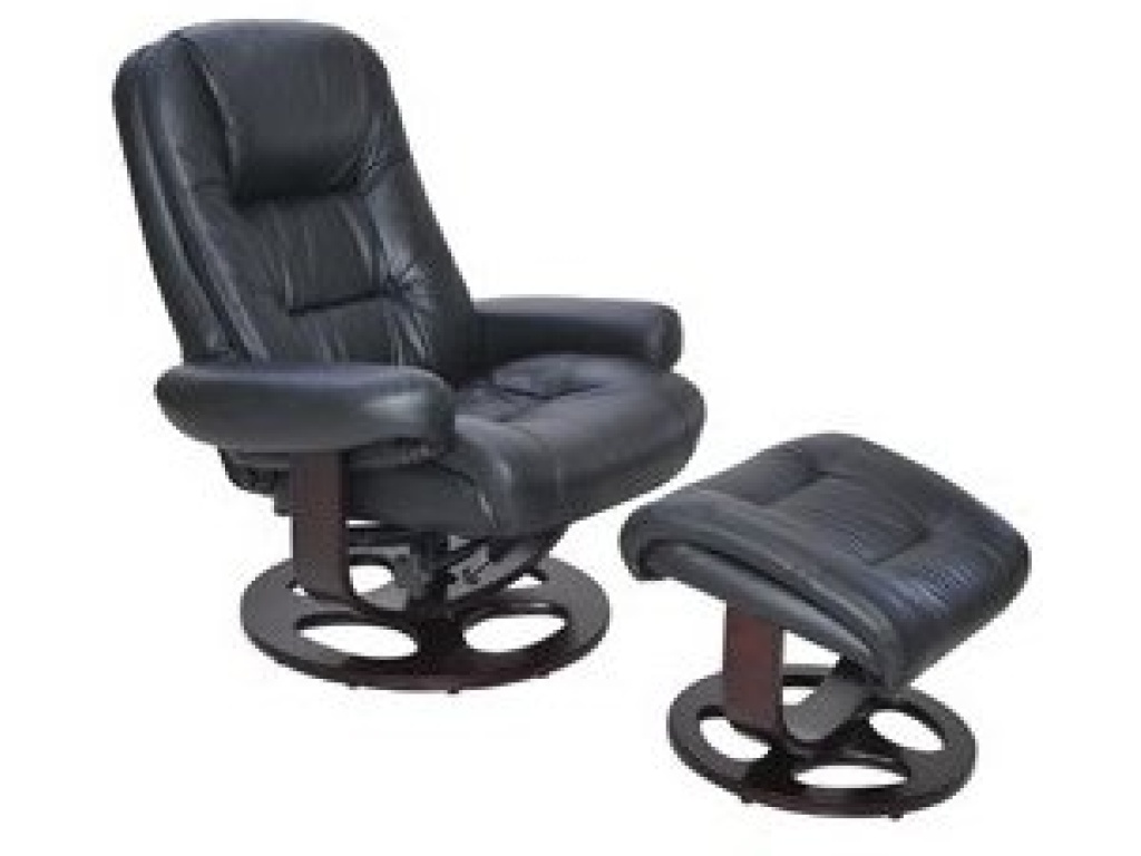 Jacque Pedestal Reclining Chair & Ottoman
