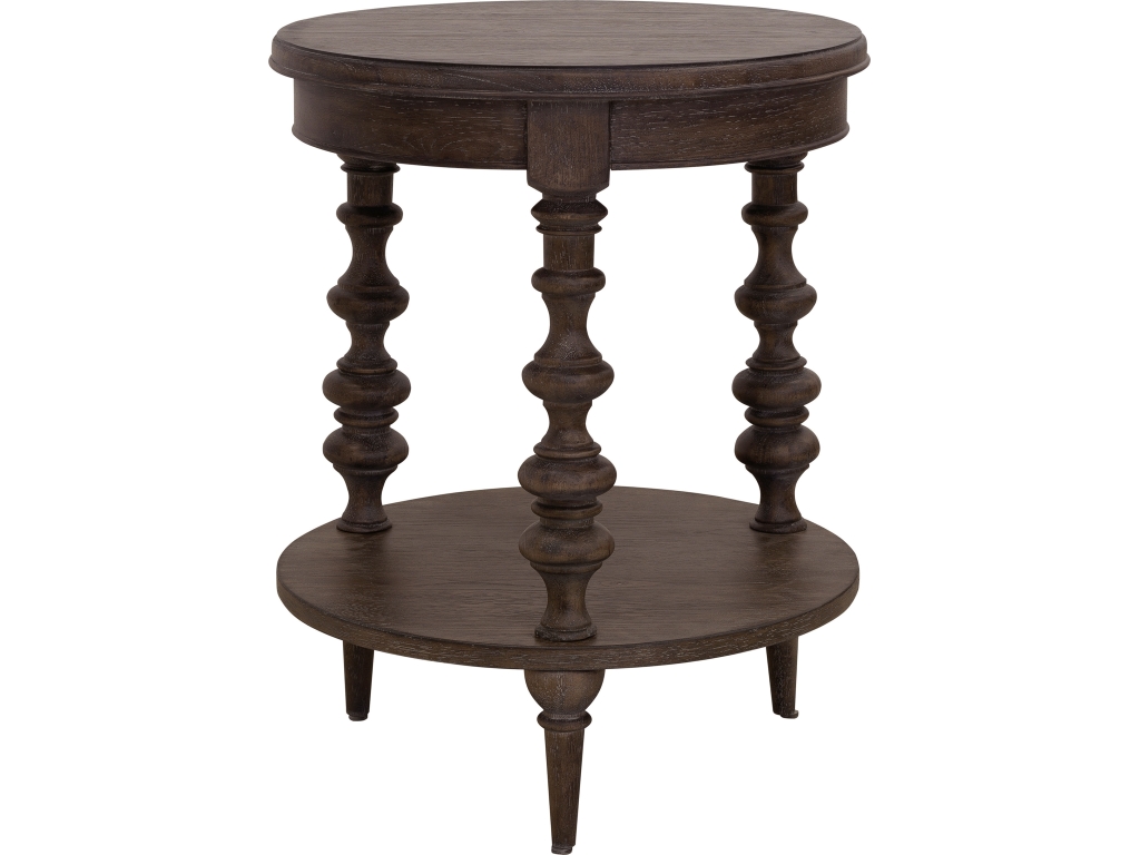 PFC Revival Row Round End Table