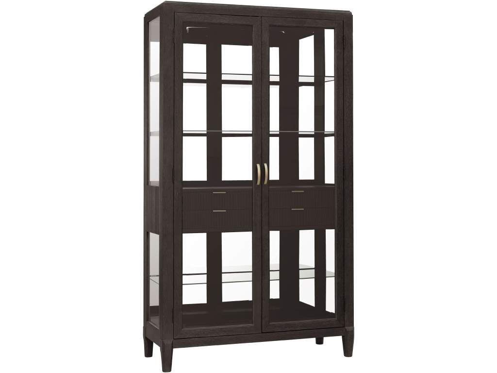 PFC West End Loft Curio with Drawers